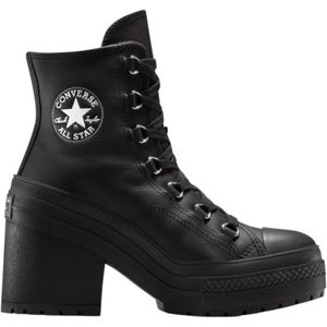 Converse - Chuck 70 De Luxe Heel Platform Leather - Zwart - Casual schoenen