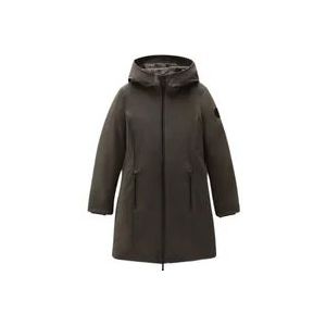 Woolrich Firth Softshell Parka voor dames , Green , Dames , Maat: L