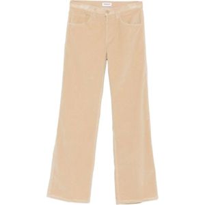 Dondup, Dames, Broeken, Beige, Maat: W25 Katoen,