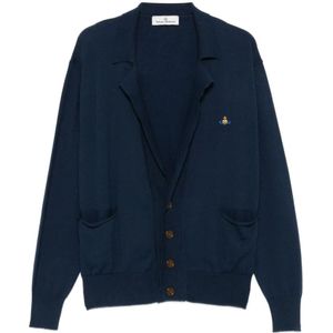 Vivienne Westwood, Heren, Truien, Blauw, Maat: M