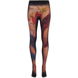 Marine Serre, Dames, Broeken, Veelkleurig, Maat: XS