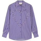 Fabienne Chapot - Alex Heart Blouse - Blauw - Dames - Katoen