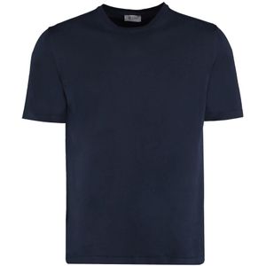 THE (Alphabet), Heren, Tops, Blauw, Maat: S Katoen,