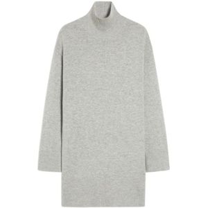 Max Mara, Dames, Jurken, Grijs, Maat: L Wol,