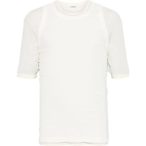 Jil Sander, Heren, Tops, Wit, Maat: S