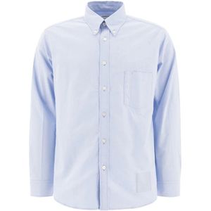 Nonnative, Heren, Overhemden, Blauw, Maat: M Katoen,