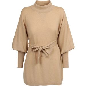 Fabiana Filippi, Dames, Truien, Beige, Maat: XS Zijde,