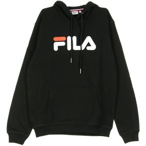 Fila, Heren, Sweatshirts & Hoodies, Zwart, Maat: XS Katoen,