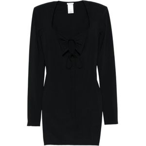 Amazuin, Dames, Jurken, Zwart, Maat: ONE Size Jersey,