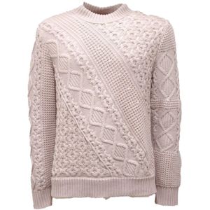 Paolo Pecora, Heren, Truien, Wit, Maat: S Wol,