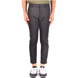 Paolo Pecora, Heren, Broeken, Zwart, Maat: S Katoen,