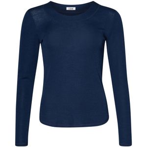 Lind, Dames, Truien, Blauw, Maat: S Wol,