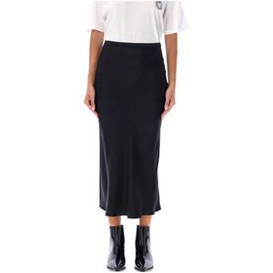 Anine Bing, Dames, Rokken, Zwart, Maat: L Zijde,