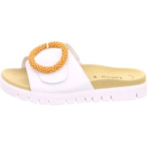 Gabor - Slippers - Wit - Leder - Best Fitting