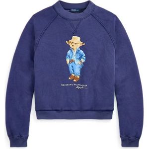 Polo Ralph Lauren, Dames, Sweatshirts & Hoodies, Blauw, Maat: XL