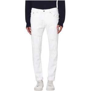 Dondup, Heren, Jeans, Wit, Maat: W32 Katoen,