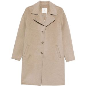 Anine Bing, Dames, Mantels, Beige, Maat: XS