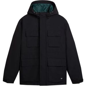 Vans, Heren, Jassen, Zwart, Maat: S Nylon,