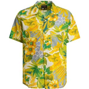 Beams Plus, Heren, Overhemden, Veelkleurig, Maat: S Poliester,