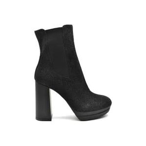 Hogan Hoge Laarzen, Verbeter je stijl met deze hoge laarzen voor vrouwen , Black , Dames , Maat: 35 EU