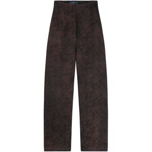 Cortana, Dames, Broeken, Rood, Maat: 2XS Linnen,