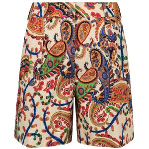 Etro, Dames, Korte broeken, Veelkleurig, Maat: S Katoen,