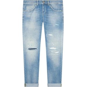 Dondup, Heren, Jeans, Blauw, Maat: W32 Katoen,
