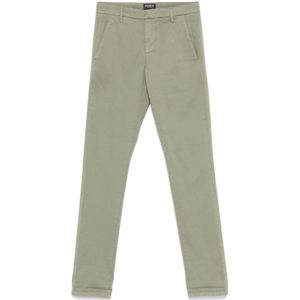 Dondup, Heren, Broeken, Groen, Maat: W33 Katoen,