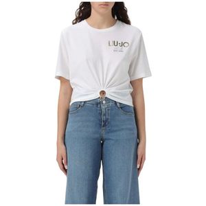 Liu Jo, Dames, Tops, Wit, Maat: L Katoen,