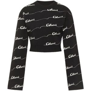 Carlo Colucci, Dames, Truien, Zwart, Maat: L