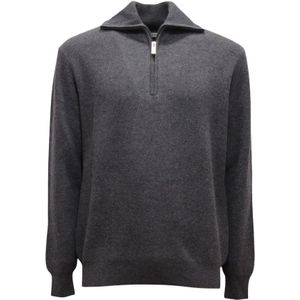 Paolo Pecora, Heren, Truien, Grijs, Maat: S Wol,