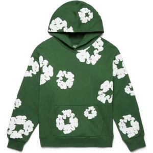 Denim Tears, Heren, Sweatshirts & Hoodies, Groen, Maat: L Katoen,