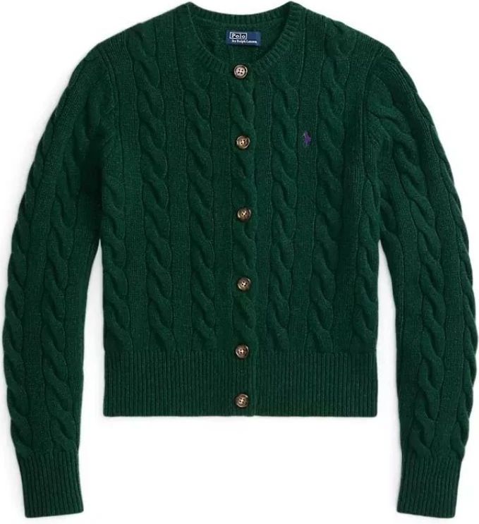 Polo Ralph Lauren - Gebreid Vest - Donkergroen