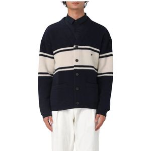 Emporio Armani, Heren, Truien, Blauw, Maat: S Viscose,