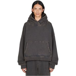 Entire Studios, Heren, Sweatshirts & Hoodies, Zwart, Maat: L Katoen,