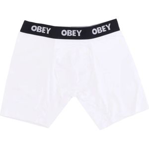 Obey, Heren, Ondergoed, Wit, Maat: S Katoen,