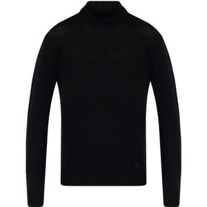 Jil Sander, Heren, Truien, Zwart, Maat: M Wol,
