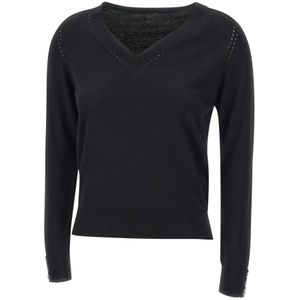 Liu Jo, Dames, Truien, Zwart, Maat: XS Wol,