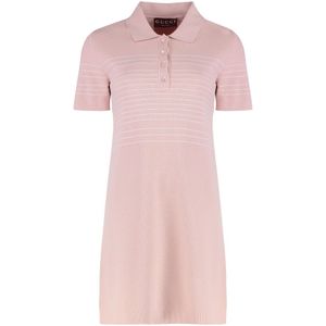 Gucci, Dames, Jurken, Roze, Maat: XS Viscose,