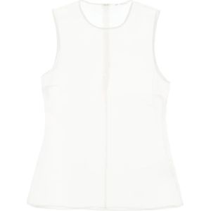 Ami Paris, Dames, Tops, Wit, Maat: S Zijde,