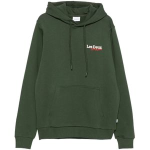 Les Deux, Heren, Sweatshirts & Hoodies, Groen, Maat: S