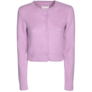 Maison Margiela, Dames, Truien, Roze, Maat: M Polyamide,