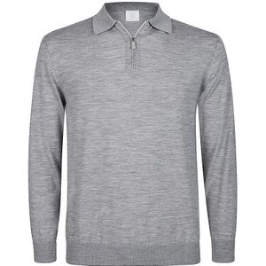 Eleventy, Heren, Tops, Grijs, Maat: S Wol,