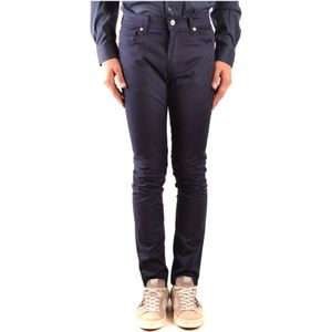 Moschino, Heren, Broeken, Blauw, Maat: XS