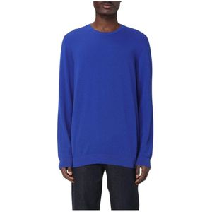 Fay, Heren, Truien, Blauw, Maat: 3XL Katoen,