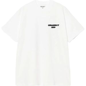 Carhartt Wip, Heren, Tops, Wit, Maat: S Katoen,