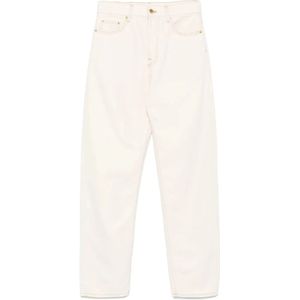 Darkpark, Dames, Jeans, Beige, Maat: W28 Katoen,