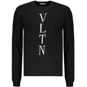 Valentino Garavani, Heren, Truien, Zwart, Maat: 2XL Wol,