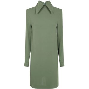 Semicouture, Dames, Jurken, Groen, Maat: M