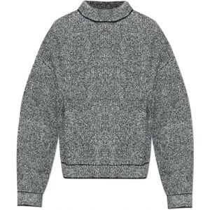 Jacquemus, Heren, Truien, Grijs, Maat: S Katoen,